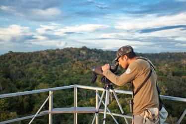 Cristalino Jungle Lodge Canopy Tower with Birdwatcher Samuel Melim 5